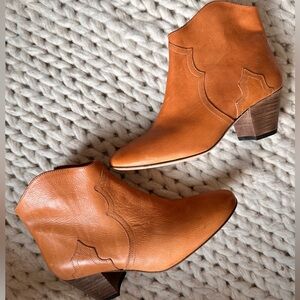 Isabel Marant Tan Leather Ankle Boots, Women’s size 7 (37)